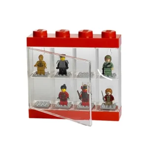 Kinder Room Copenhagen Spielzeug | Aufbewahrungsbehälter^Lego Vitrine, klein, rot
