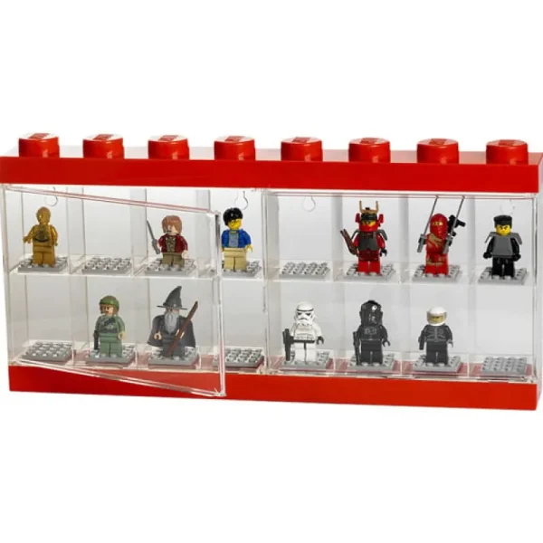 Kinder Room Copenhagen Spielzeug | Aufbewahrungsbehälter^Lego Vitrine, groß, rot
