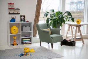 Kinder Room Copenhagen Spielzeug | Aufbewahrungsbehälter^Lego Vitrine, groß, schwarz