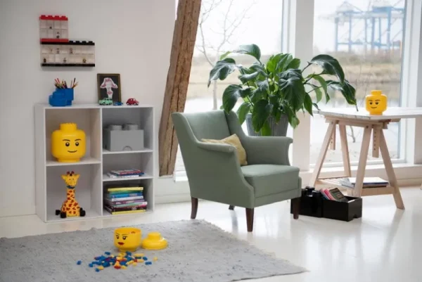 Kinder Room Copenhagen Spielzeug | Aufbewahrungsbehälter^Lego Vitrine, groß, schwarz