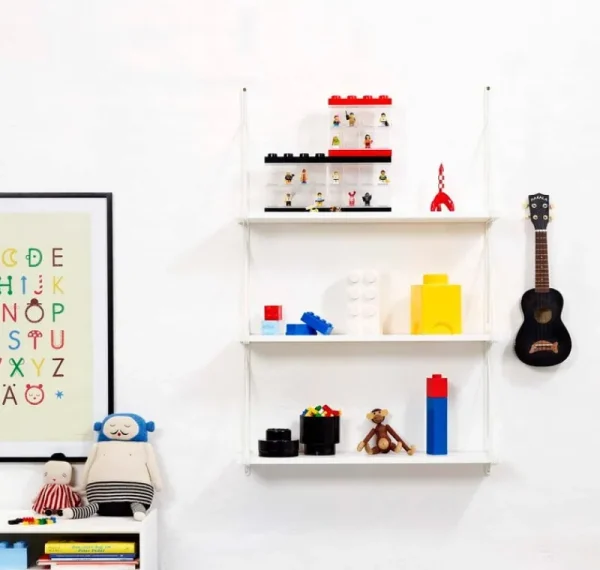 Kinder Room Copenhagen Spielzeug | Aufbewahrungsbehälter^Lego Vitrine, groß, schwarz
