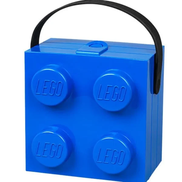 Room Copenhagen Sport- Und Outdoor-produkte^Lunchbox Lego mit Griff, blau
