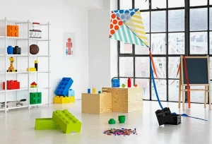 Room Copenhagen Sport- Und Outdoor-produkte^Lunchbox Lego mit Griff, blau