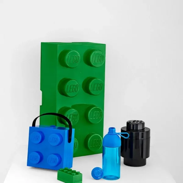 Room Copenhagen Sport- Und Outdoor-produkte^Trinkflasche Lego, transparent, blau