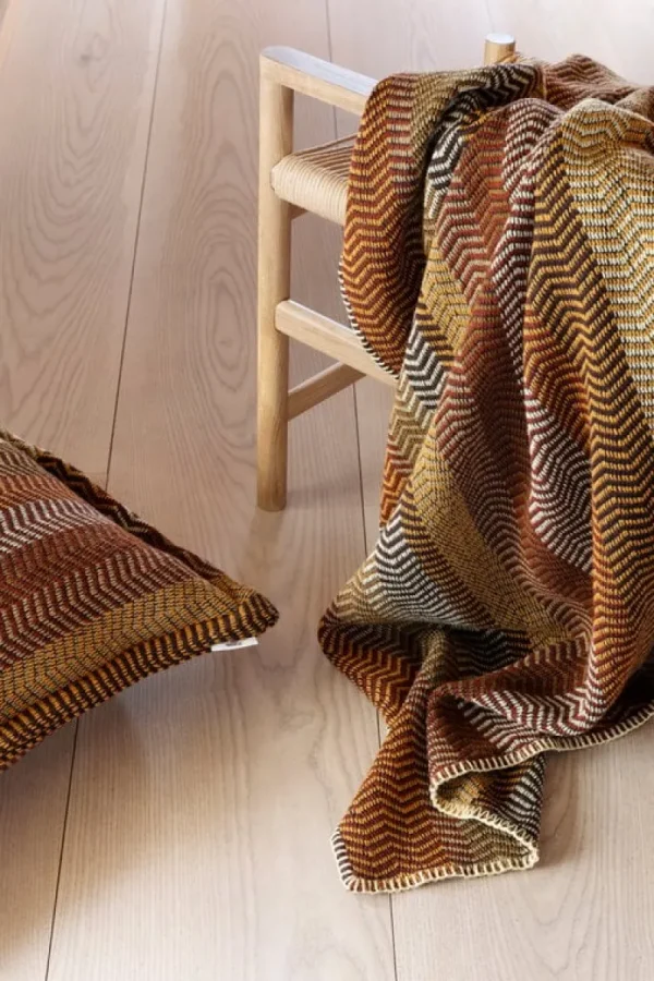 Ru00f8ros Tweed Kissen^Røros Tweed Fri Kissen, 60 x 60 cm, Stubble Field