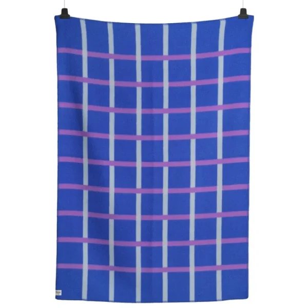 Ru00f8ros Tweed Decken Und Überwürfe^Røros Tweed Knut Decke, 135 x 200 cm, Kobaltblau