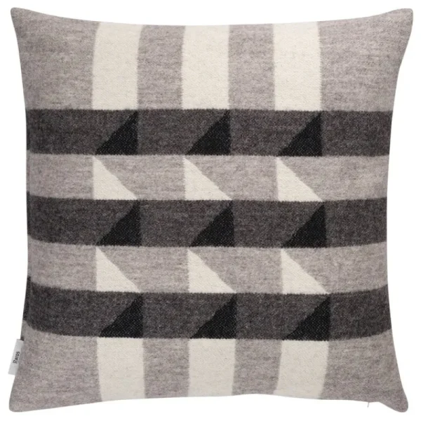 Ru00f8ros Tweed Kissen^Røros Tweed Kvam Kissen, 50 x 50 cm, Graustufen
