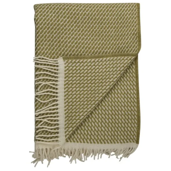 Ru00f8ros Tweed Decken Und Überwürfe^Røros Tweed Mello Überwurf, 150 × 210 cm, Blattgrün