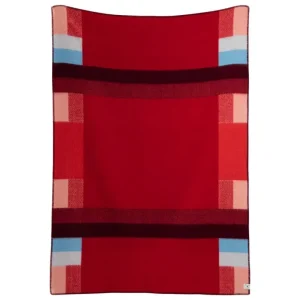 Ru00f8ros Tweed Decken Und Überwürfe^Røros Tweed Mikkel Überwurf, 135 x 200 cm, Rot