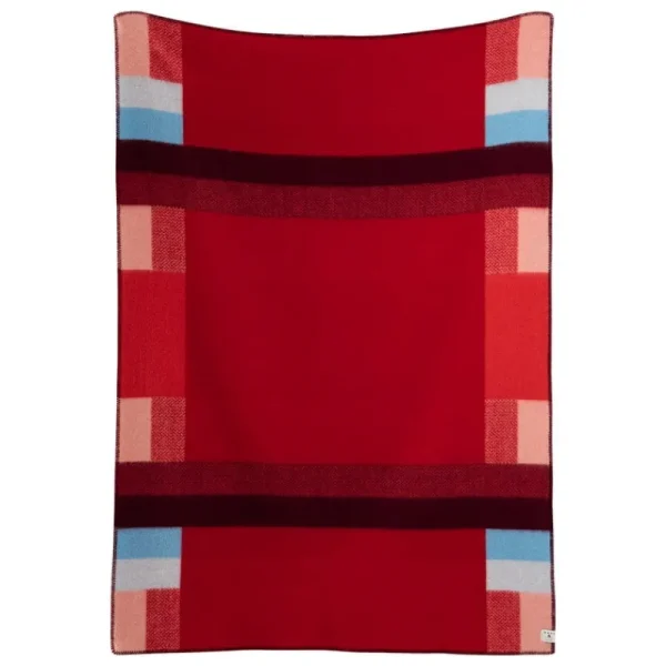 Ru00f8ros Tweed Decken Und Überwürfe^Røros Tweed Mikkel Überwurf, 135 x 200 cm, Rot
