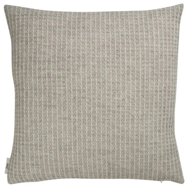 Ru00f8ros Tweed Kissen^Røros Tweed Vega Kissen, 50 × 50 cm, Grau