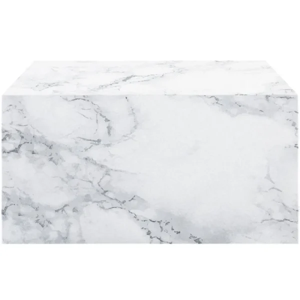 Ru00f6shults Außenküche^Röshults Module Marble Arbeitsplatte, 50 cm, weißer Carrara-Marmor