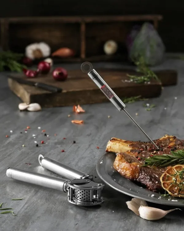 Ru00f6sle Küchenutensilien^Rösle Gourmet Thermometer, 22 cm, Stahl