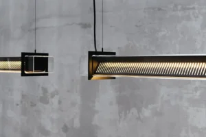 Sammode Deckenleuchten-Quadratube P1 Pendelleuchte, 1300 mm, champagner