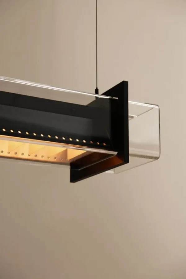 Sammode Deckenleuchten-Quadratube P2 Pendelleuchte, 1300 mm, champagner