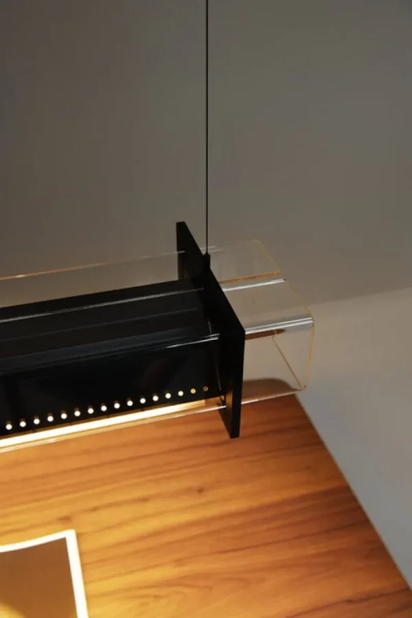 Sammode Deckenleuchten-Quadratube P2 Pendelleuchte, 1300 mm, champagner