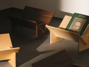 ferm LIVING Regale-Santa & Cole Librero Oakland Bücherregal, Walnuss