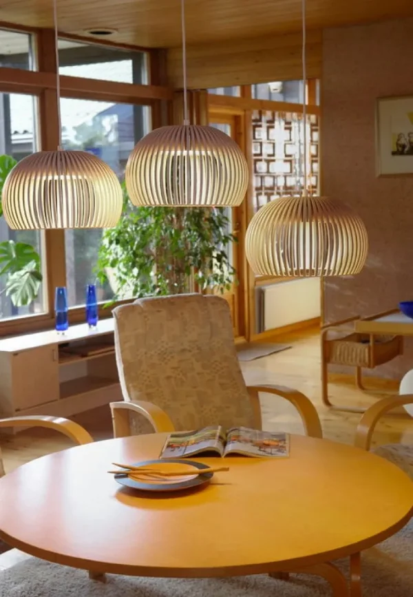 Normann Copenhagen Deckenleuchten-Secto Design Atto 5000 Pendelleuchte, Birke