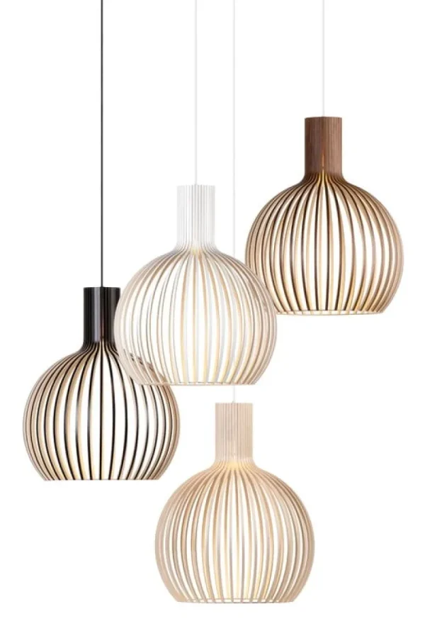 Pholc Deckenleuchten-Secto Design Pendelleuchte Octo Small 4241, Birke