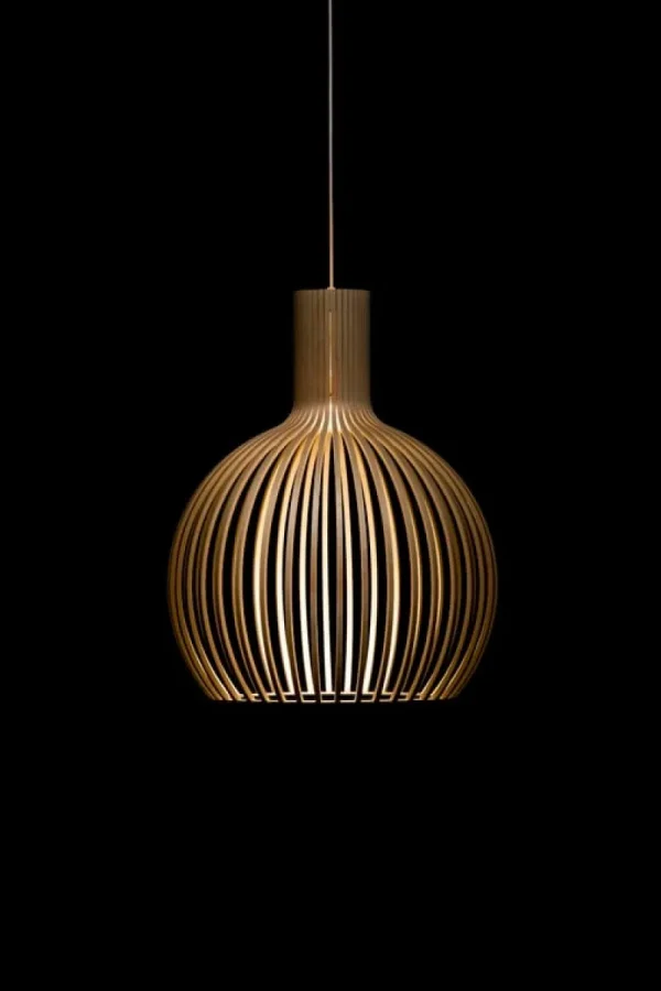 Pholc Deckenleuchten-Secto Design Pendelleuchte Octo Small 4241, Birke