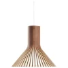 Tom Dixon Deckenleuchten-Secto Design Puncto 4203 Pendelleuchte, Nussbaum