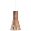 Woud Deckenleuchten-Secto Design Secto 4201 Pendelleuchte, 45 cm, Nussbaum