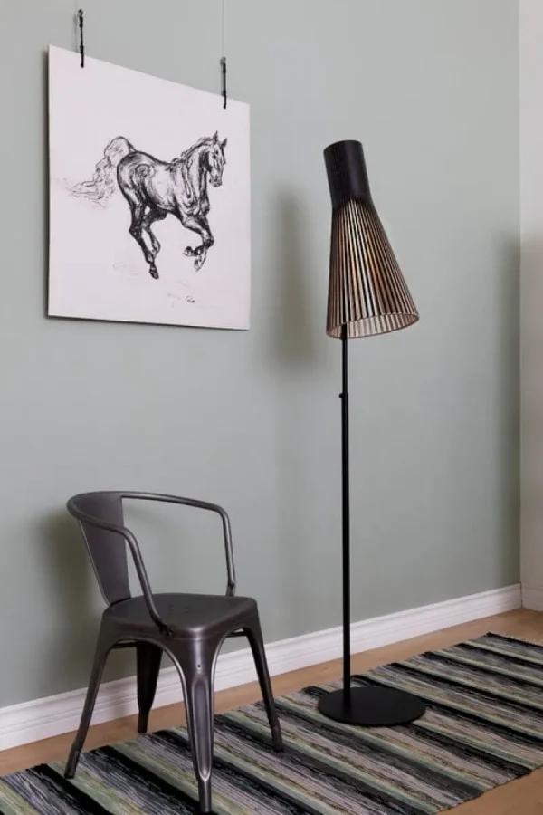 Artemide Stehleuchten-Secto Design Secto 4210 Stehleuchte, schwarz