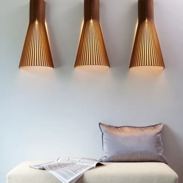 HAY Wandleuchten-Secto Design Secto 4231 Wandleuchte, 45 cm, Birke