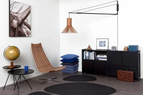 Le Klint Beleuchtungszubehör-Secto Design Varsi 1000 Aufhängearm, schwarz