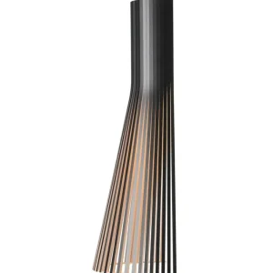 Tom Dixon Wandleuchten-Secto Design Wandleuchte Secto 4230 60 cm, direkte Wandmontage, schwarz