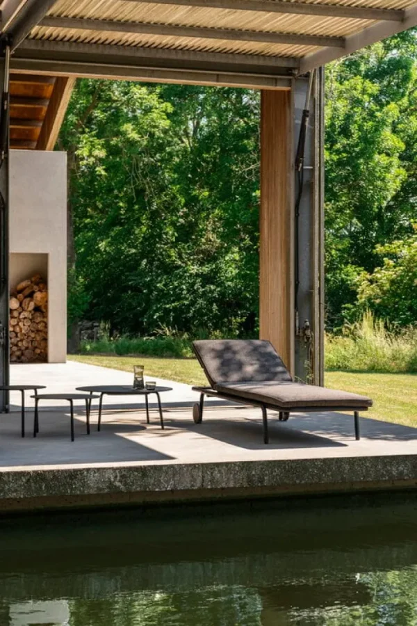 Serax Terrassenmöbel | Tische^August Beistelltisch, 40 cm, Schwarz