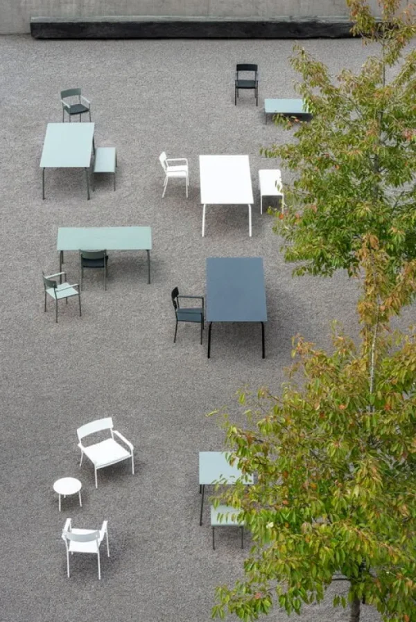 Serax Terrassenmöbel | Tische^August Esstisch, 170 x 90 cm, Schwarz