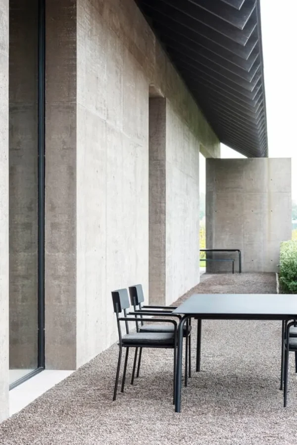 Serax Terrassenmöbel | Tische^August Esstisch, 170 x 90 cm, Schwarz