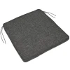 Serax Outdoor-textilien^August Loungesesselkissen, Schwarz