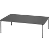 Serax Terrassenmöbel | Tische^August Tisch, niedrig, 120 x 80 cm, Schwarz