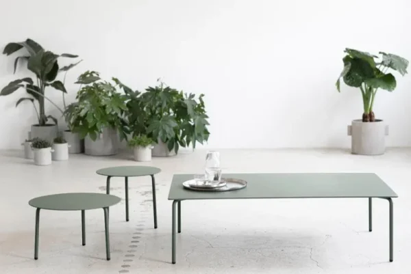 Serax Terrassenmöbel | Tische^August Tisch, niedrig, 120 x 80 cm, Schwarz