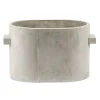 Serax Garten | Indoor-gardening^Betonpflanztopf, oval, 34 x 23 cm, grau