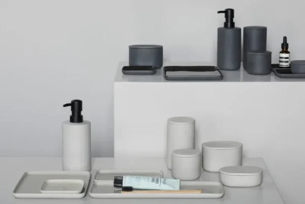 Serax Badezimmeraccessoires^Cose Tablett, M, Dunkelgrau