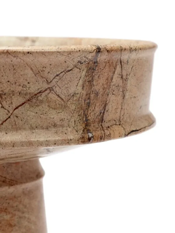 Serax Geschirr | Dekorationsgegenstände^Dune Schale, hoch, 30,5 cm, brauner Marmor
