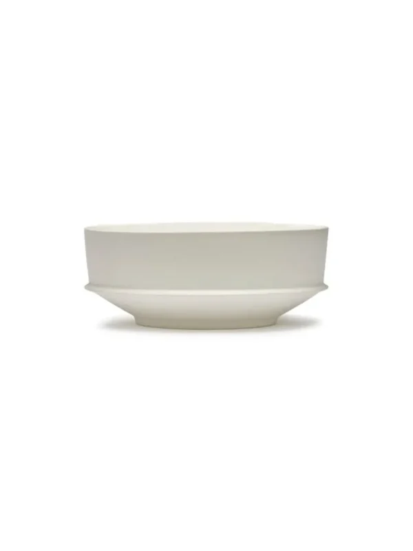 Serax Geschirr^Dune Schale, L, 28,5 cm, Alabaster