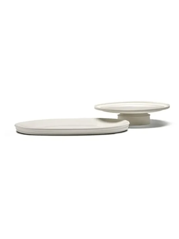 Serax Geschirr^Dune Servierplatte, oval, S, 34 x 46 cm, Alabaster