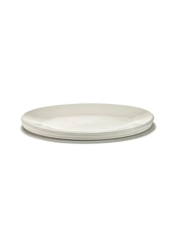 Serax Geschirr^Dune Servierplatte, oval, S, 34 x 46 cm, Alabaster