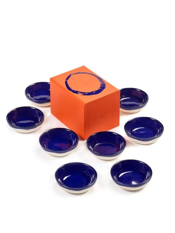 Serax Geschirr^Feast Schälchen, 7,5 cm, 8 Stück, Blau