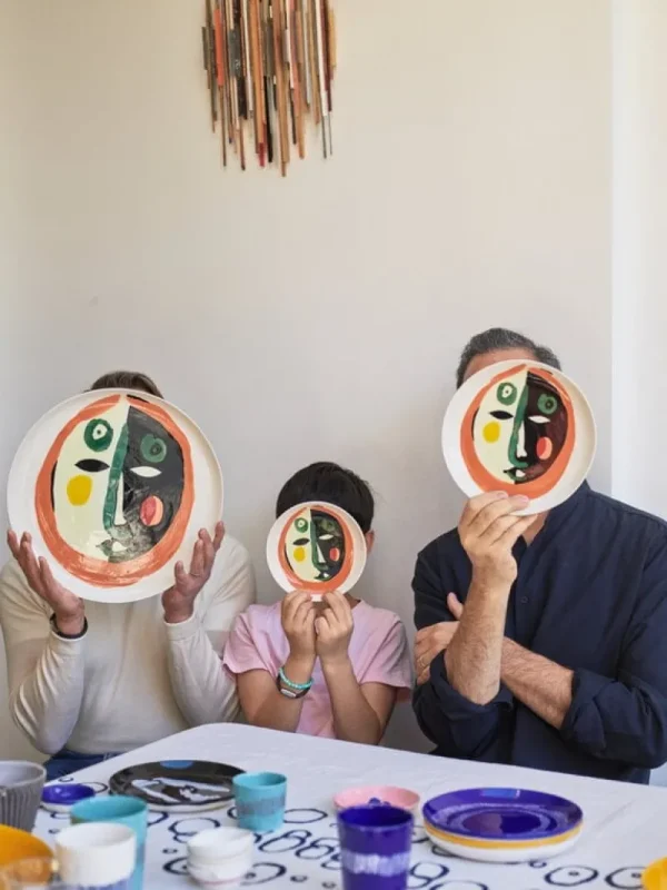 Serax Geschirr^Feast Teller, M, 2 Stück, Gesicht 1