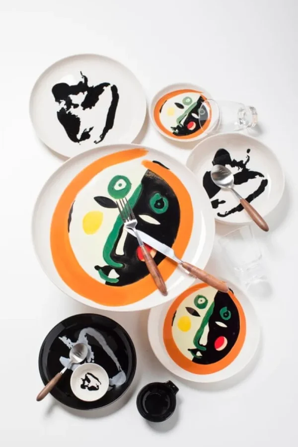 Serax Geschirr^Feast Teller, M, 2 Stück, Gesicht 1