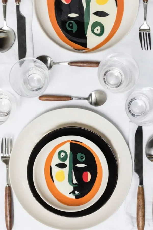 Serax Geschirr^Feast Teller, M, 2 Stück, Gesicht 1