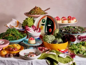 Serax Geschirr^Feast Teller, tief, 2 Stück, Weiß - Schwarz