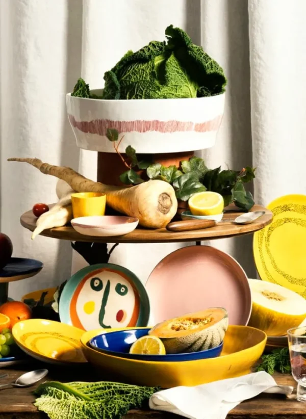 Serax Geschirr^Feast Teller, XS, 4 Stück, Gesicht 2