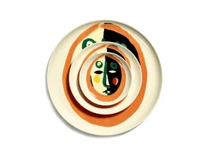 Serax Geschirr^Feast Teller, XS, 4 Stück, Gesicht 1