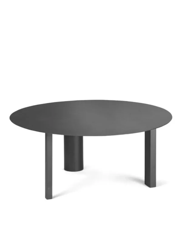 Artek Tische-Serax Metal Sculptures Beistelltisch, L, schwarze Rohre